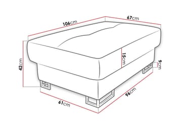 Reginia fotskammel 67 cm - Møbler - Stoler & lenestoler - Krakk - Fotskammel