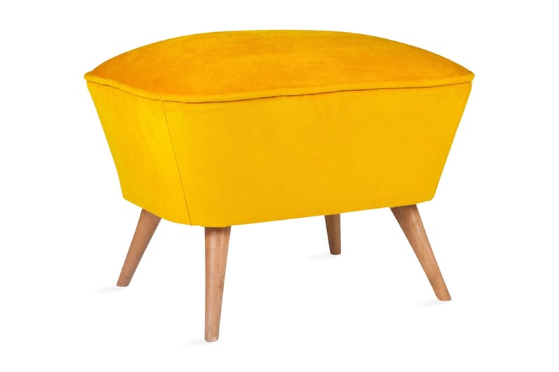 Saberi Fotskammel - Gul - Møbler - Stoler & lenestoler - Krakk - Fotskammel