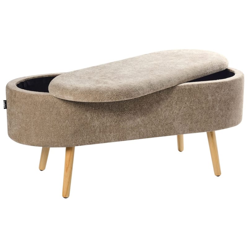 Sengebenk Oklahoma - Brun, lyst tre - Innredning - Håndtak & beslag - Møbelhengsler - Møbelben