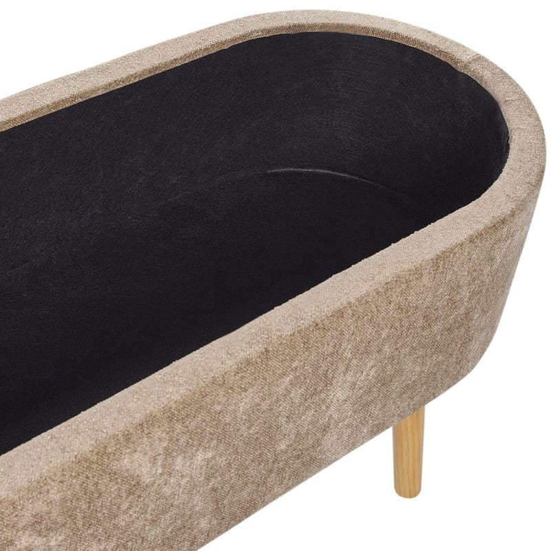 Sengebenk Oklahoma - Brun, lyst tre - Innredning - Håndtak & beslag - Møbelhengsler - Møbelben