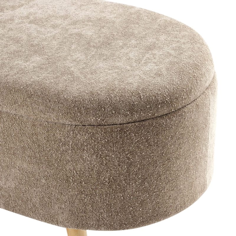 Sengebenk Oklahoma - Brun, lyst tre - Innredning - Håndtak & beslag - Møbelhengsler - Møbelben