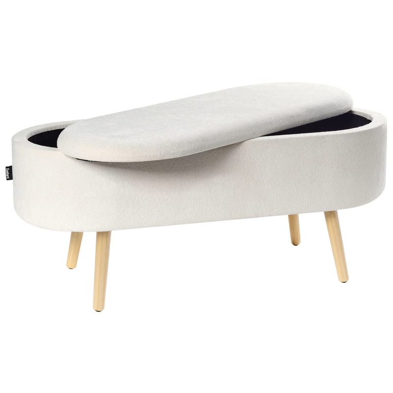 Sengebenk Oklahoma - Hvit, lyst tre - Innredning - Håndtak & beslag - Møbelhengsler - Møbelben