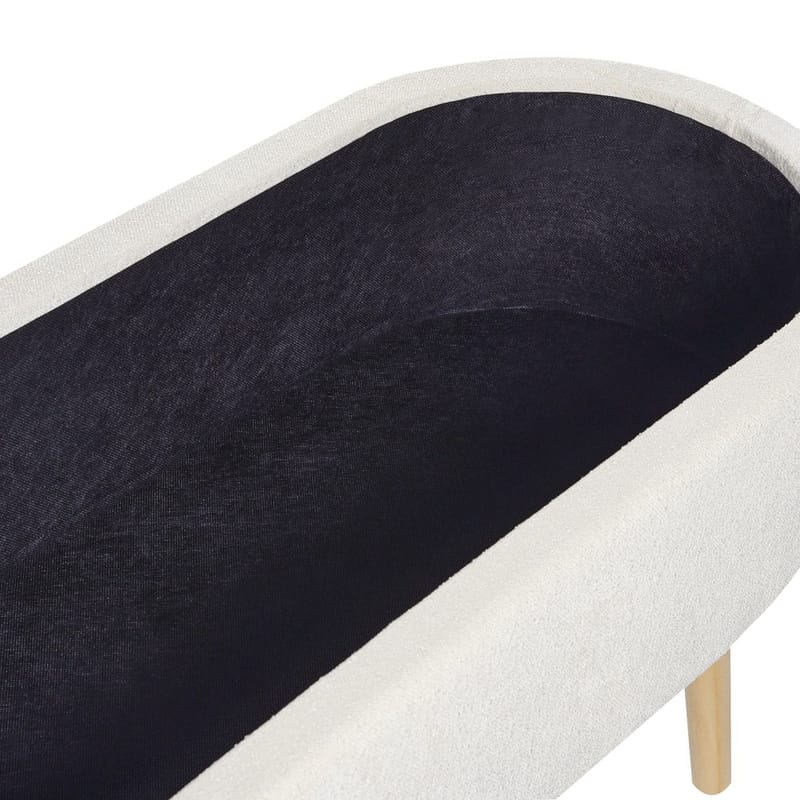 Sengebenk Oklahoma - Hvit, lyst tre - Innredning - Håndtak & beslag - Møbelhengsler - Møbelben