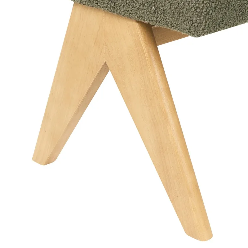 Sengebenk Tamre - Grønn, lyst tre - Møbler - Stoler & lenestoler - Krakk - Fotskammel - Sovbar fotskammel