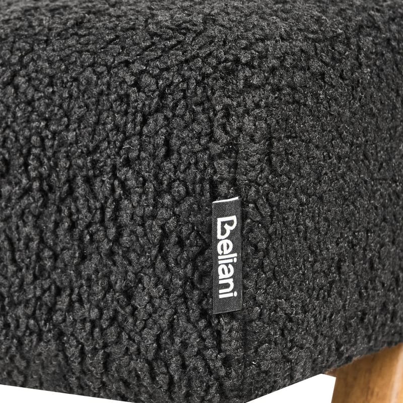 Sengebenk Tamre - Svart, lyst tre - Møbler - Stoler & lenestoler - Krakk - Fotskammel - Sovbar fotskammel