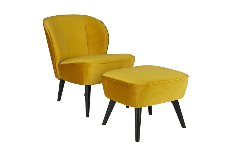 Serra Fotskammel - Oker - Møbler - Stoler & lenestoler - Krakk - Fotskammel