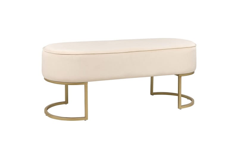 Sittebenk Milry Kremhvit/gull, Kremhvit/gull