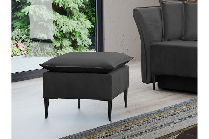 Staffin Fotpall 50 cm Dark grey - Møbler - Stoler & lenestoler - Krakk - Fotskammel