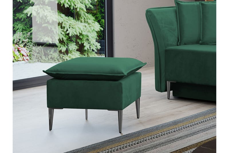 Staffin Fotpall 50 cm Green - Møbler - Stoler & lenestoler - Krakk - Fotskammel