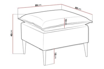 Staffin Fotskammel 50 cm - Møbler - Stoler & lenestoler - Krakk - Fotskammel