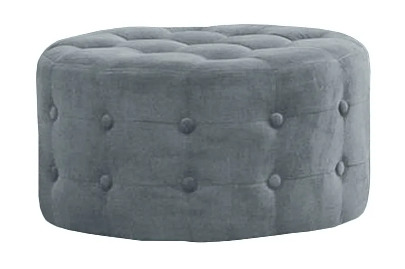 TAMPA Fotskammel 55 x 55 cm, Grå