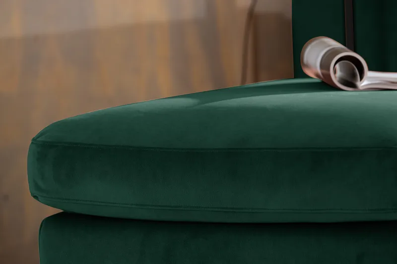 Teodin Fotskammel Fløyel - Grønn - Møbler - Stoler & lenestoler - Krakk - Fotskammel