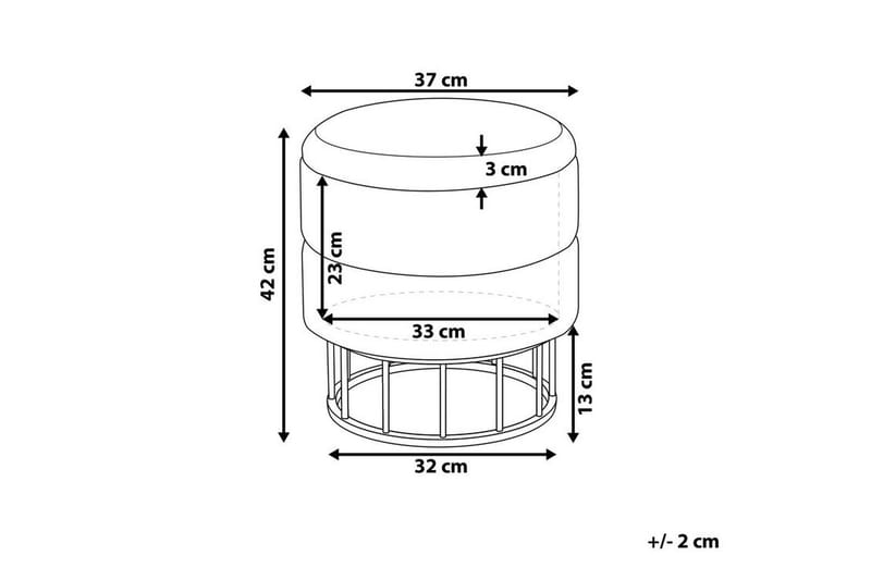 Tomakulla Fotskammel med Oppbevaring - Grønn - Møbler - Stoler & lenestoler - Krakk - Fotskammel - Fotskammel med oppbevaring