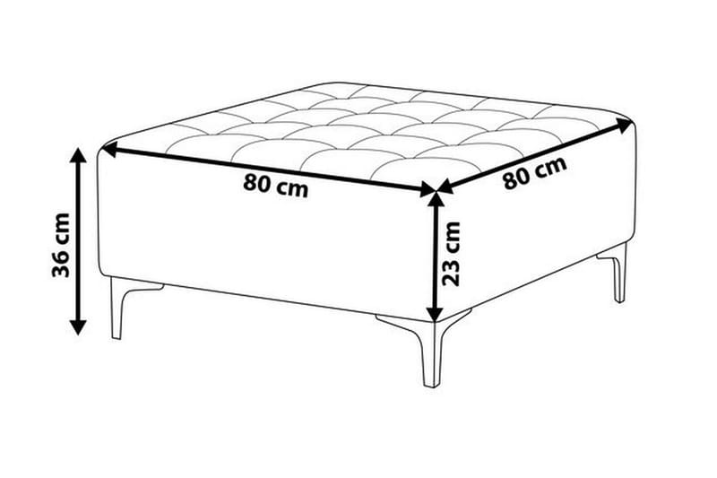 Toomey Fotskammel - Grå - Fotskammel