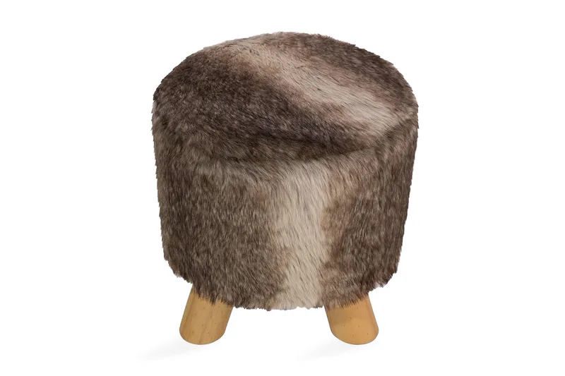 Topeka Fotskammel 33/| 33 cm - Brun - Møbler - Stoler & lenestoler - Krakk - Fotskammel