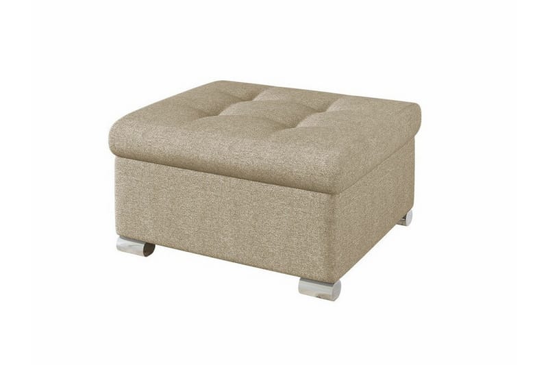 Trefor Fotpall 68 cm - Beige - Møbler - Stoler & lenestoler - Krakk - Fotskammel