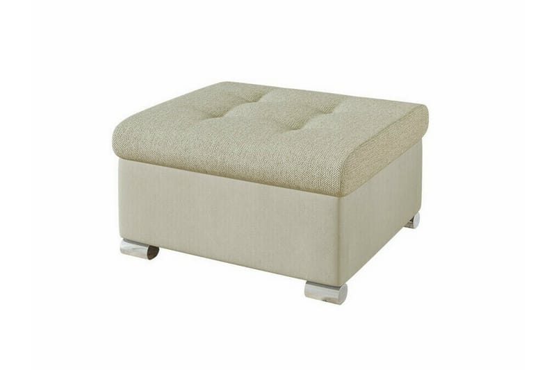 Trefor Fotpall 68 cm - Beige - Møbler - Stoler & lenestoler - Krakk - Fotskammel