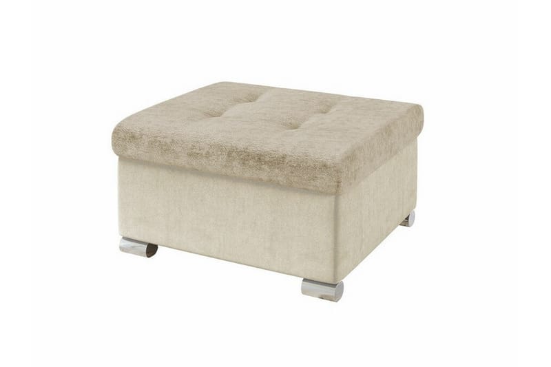 Trefor Fotpall 68 cm - Beige - Møbler - Stoler & lenestoler - Krakk - Fotskammel