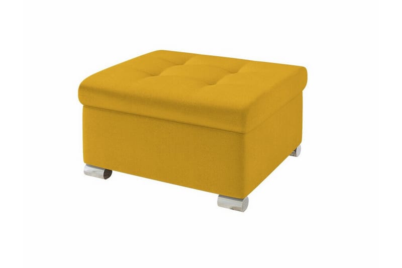 Trefor Fotpall 68 cm - Gul - Møbler - Stoler & lenestoler - Krakk - Fotskammel