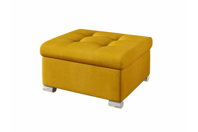 Trefor Fotpall 68 cm - Gul - Møbler - Stoler & lenestoler - Krakk - Fotskammel