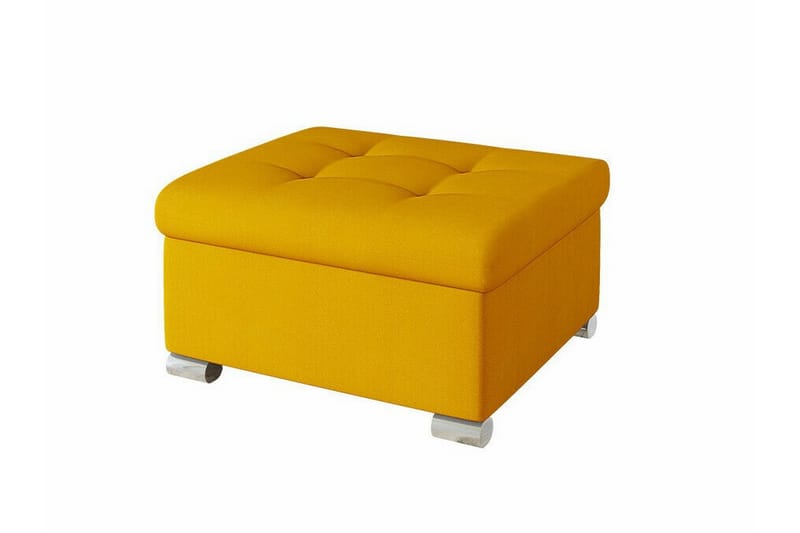 Trefor Fotpall 68 cm - Gul - Møbler - Stoler & lenestoler - Krakk - Fotskammel