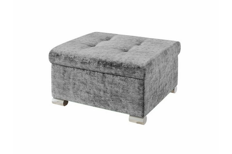 Trefor Fotpall 68 cm - Lysegrå - Møbler - Stoler & lenestoler - Krakk - Fotskammel