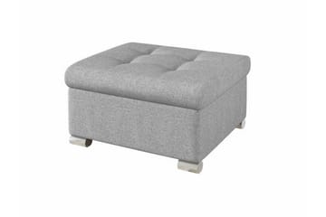 Trefor Fotpall 68 cm - Lysegrå - Møbler - Stoler & lenestoler - Krakk - Fotskammel