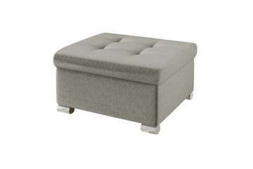 Trefor Fotpall 68 cm - Lysegrå/Mørkegrå - Møbler - Stoler & lenestoler - Krakk - Fotskammel