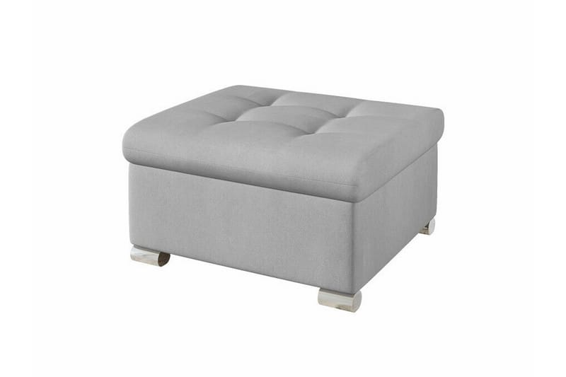 Trefor Fotpall 68 cm - Lysegrå/Mørkegrå - Møbler - Stoler & lenestoler - Krakk - Fotskammel