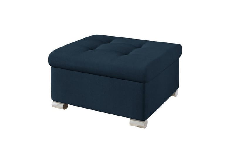 Trefor Fotpall 68 cm - Mørkeblå - Møbler - Stoler & lenestoler - Krakk - Fotskammel