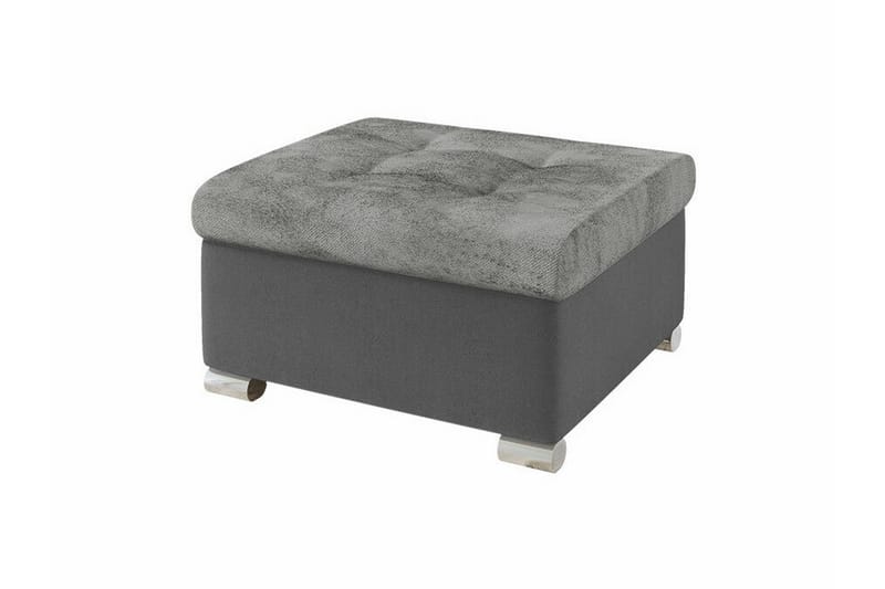 Trefor Fotpall 68 cm - Mørkegrå - Møbler - Stoler & lenestoler - Krakk - Fotskammel