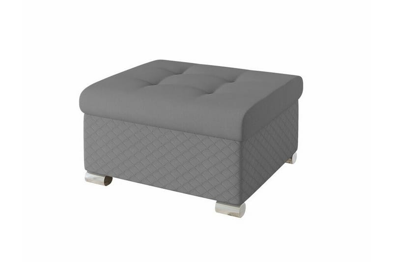 Trefor Fotpall 68 cm - Mørkegrå - Møbler - Stoler & lenestoler - Krakk - Fotskammel