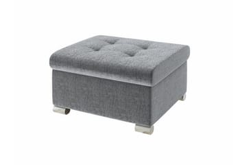Trefor Fotpall 68 cm - Mørkegrå - Møbler - Stoler & lenestoler - Krakk - Fotskammel