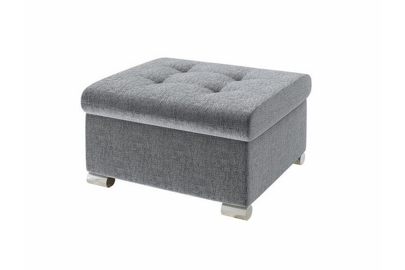 Trefor Fotpall 68 cm - Mørkegrå - Møbler - Stoler & lenestoler - Krakk - Fotskammel