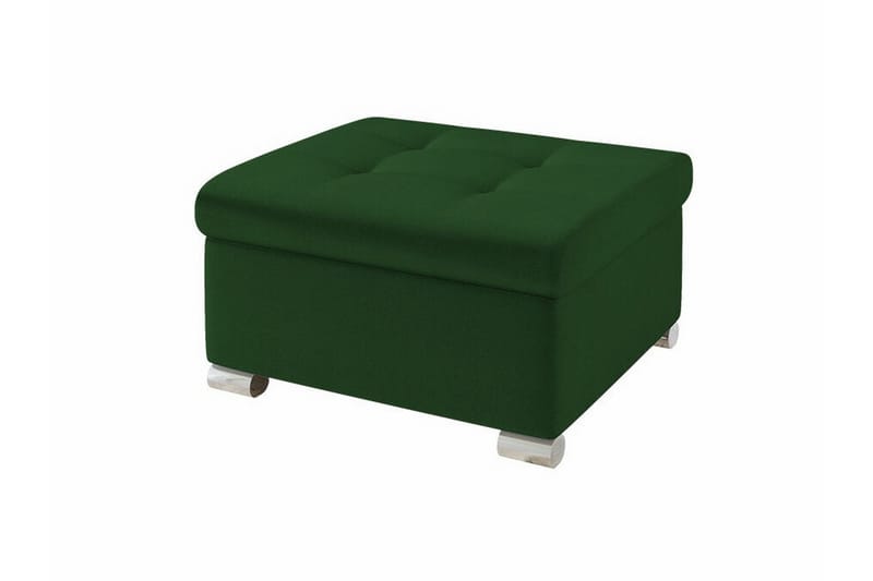 Trefor Fotpall 68 cm - Mørkegrønn - Møbler - Stoler & lenestoler - Krakk - Fotskammel