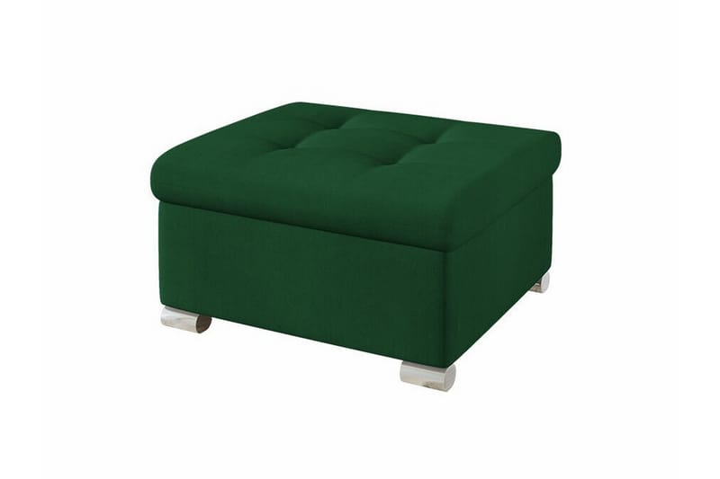 Trefor Fotpall 68 cm - Mørkegrønn - Møbler - Stoler & lenestoler - Krakk - Fotskammel