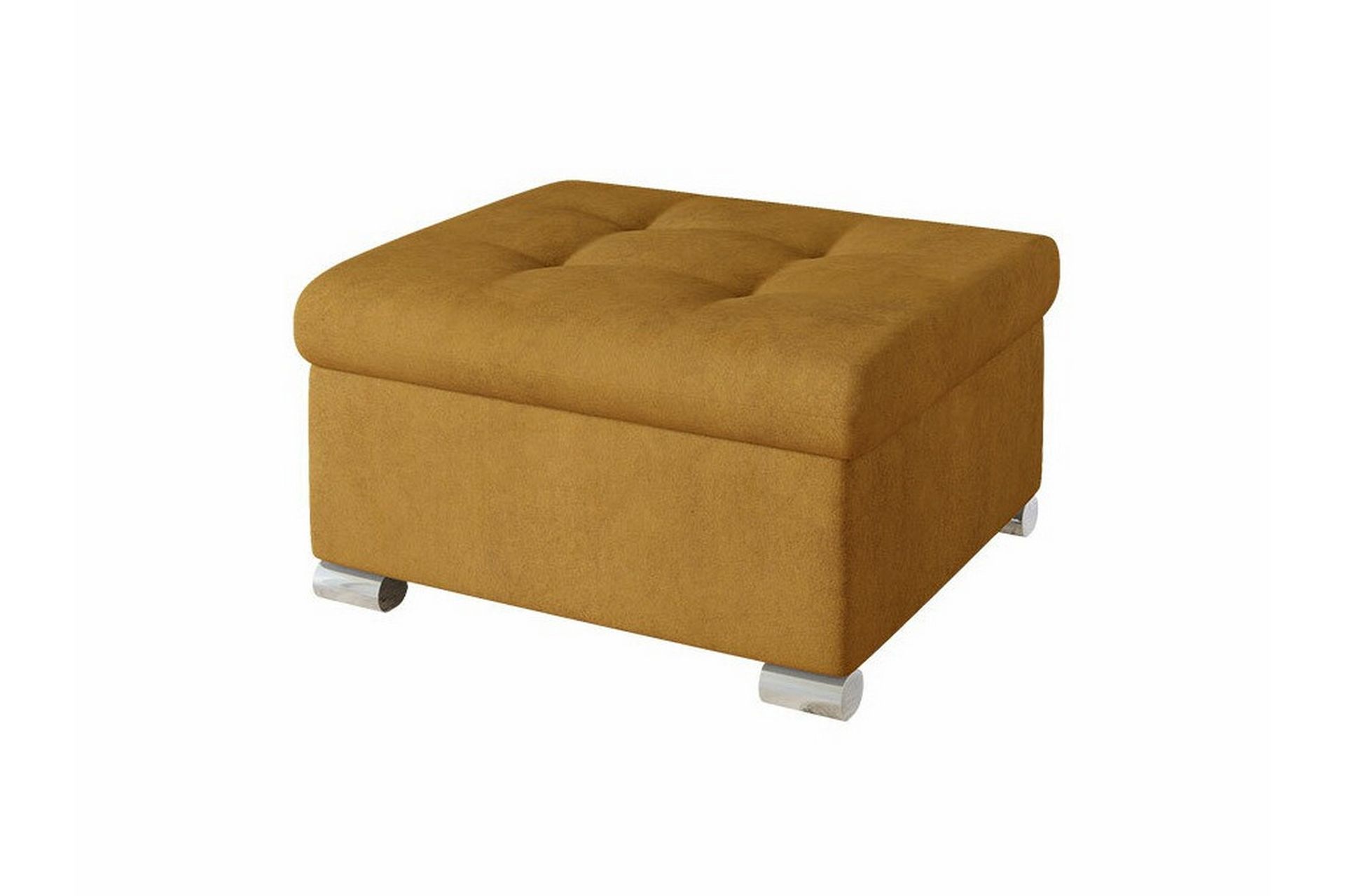 Trefor Fotpall 68 cm - Mørkegul - Møbler - Stoler & lenestoler - Krakk - Fotskammel