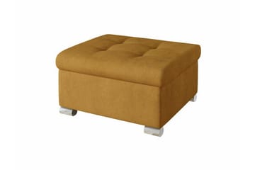 Trefor Fotpall 68 cm - Mørkegul - Møbler - Stoler & lenestoler - Krakk - Fotskammel