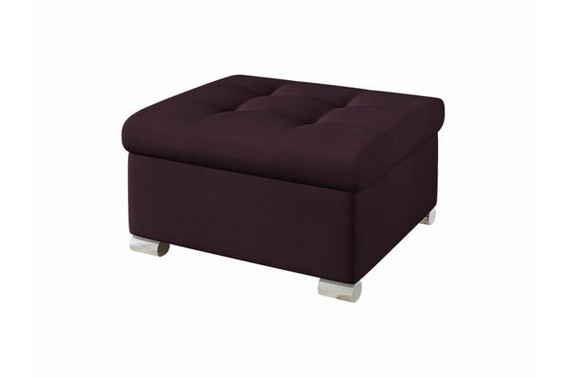 Trefor Fotpall 68 cm - Mørkelilla - Møbler - Stoler & lenestoler - Krakk - Fotskammel