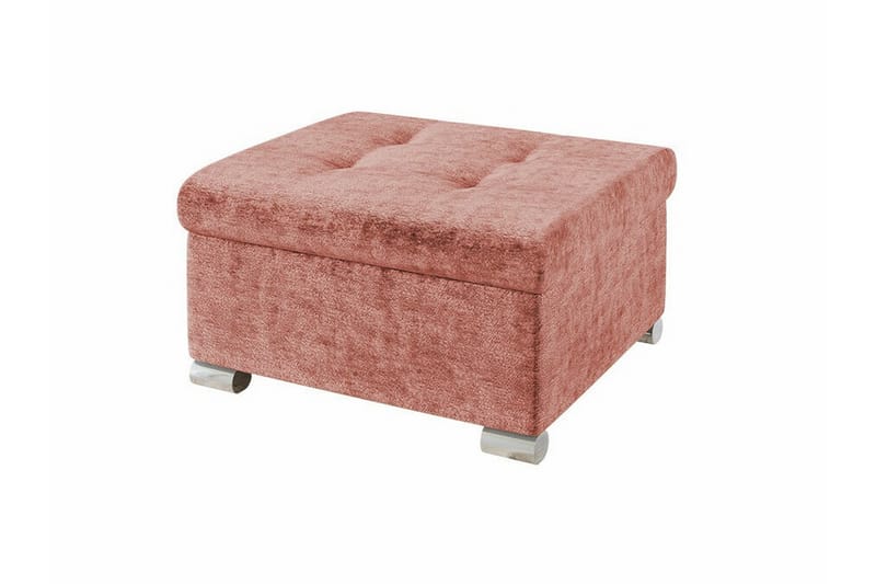 Trefor Fotpall 68 cm - Rosa - Møbler - Stoler & lenestoler - Krakk - Fotskammel