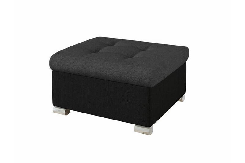 Trefor Fotpall 68 cm - Svart - Møbler - Stoler & lenestoler - Krakk - Fotskammel