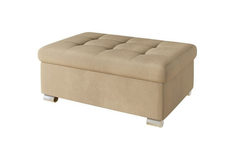 Trefor Fotpall 70 cm - Beige/Lys Beige - Møbler - Stoler & lenestoler - Krakk - Fotskammel