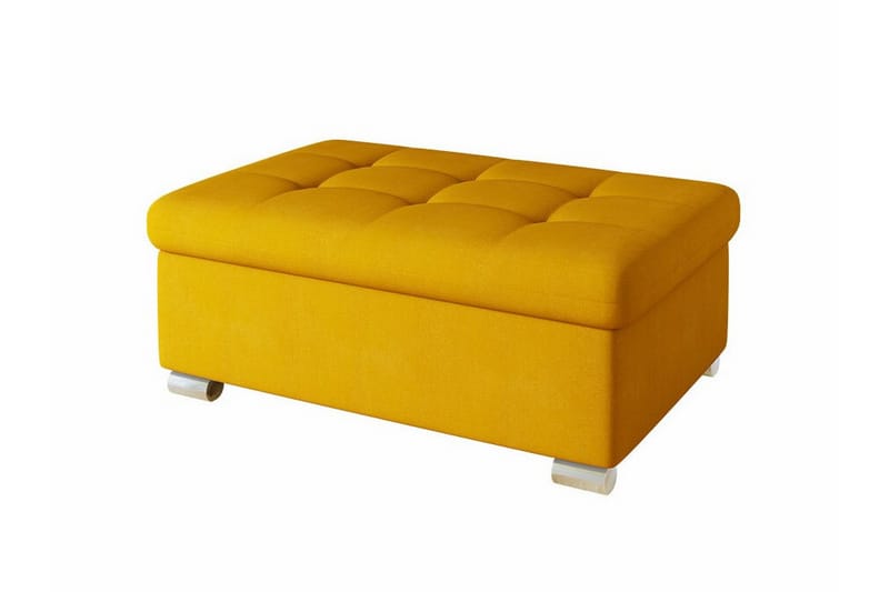 Trefor Fotpall 70 cm - Gul - Møbler - Stoler & lenestoler - Krakk - Fotskammel