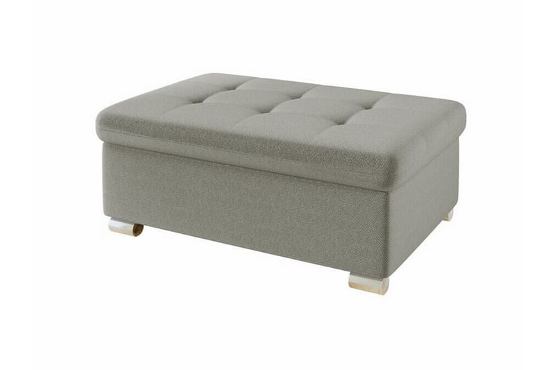 Trefor Fotpall 70 cm - Lysegrå - Møbler - Stoler & lenestoler - Krakk - Fotskammel