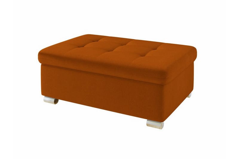 Trefor Fotpall 70 cm - Mørk Oransje - Møbler - Stoler & lenestoler - Krakk - Fotskammel