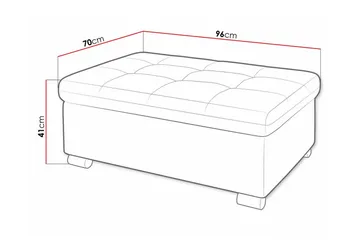 Trefor Fotpall 70 cm - Møbler - Stoler & lenestoler - Krakk - Fotskammel