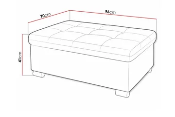 Trefor Fotpall 70 cm - Møbler - Stoler & lenestoler - Krakk - Fotskammel