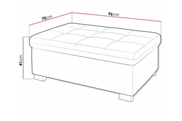 Trefor Fotpall 70 cm - Møbler - Stoler & lenestoler - Krakk - Fotskammel