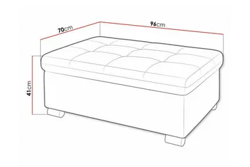 Trefor Fotpall 70 cm - Møbler - Stoler & lenestoler - Krakk - Fotskammel