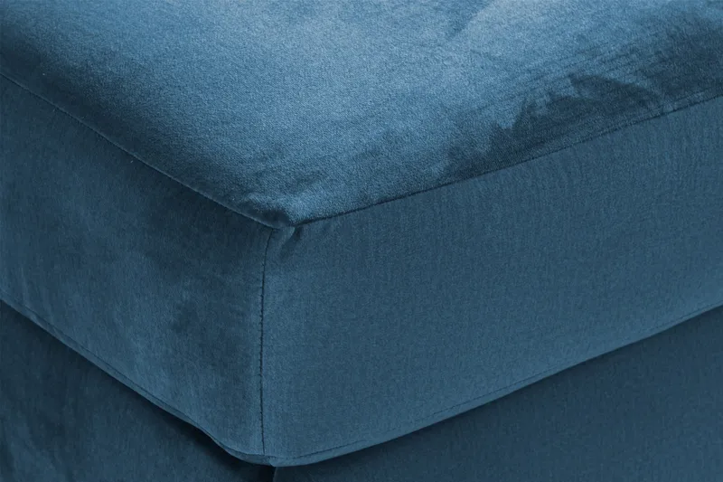 Trend Fotskammel - Midnattsblå Fløyel - Møbler - Stoler & lenestoler - Krakk - Fotskammel